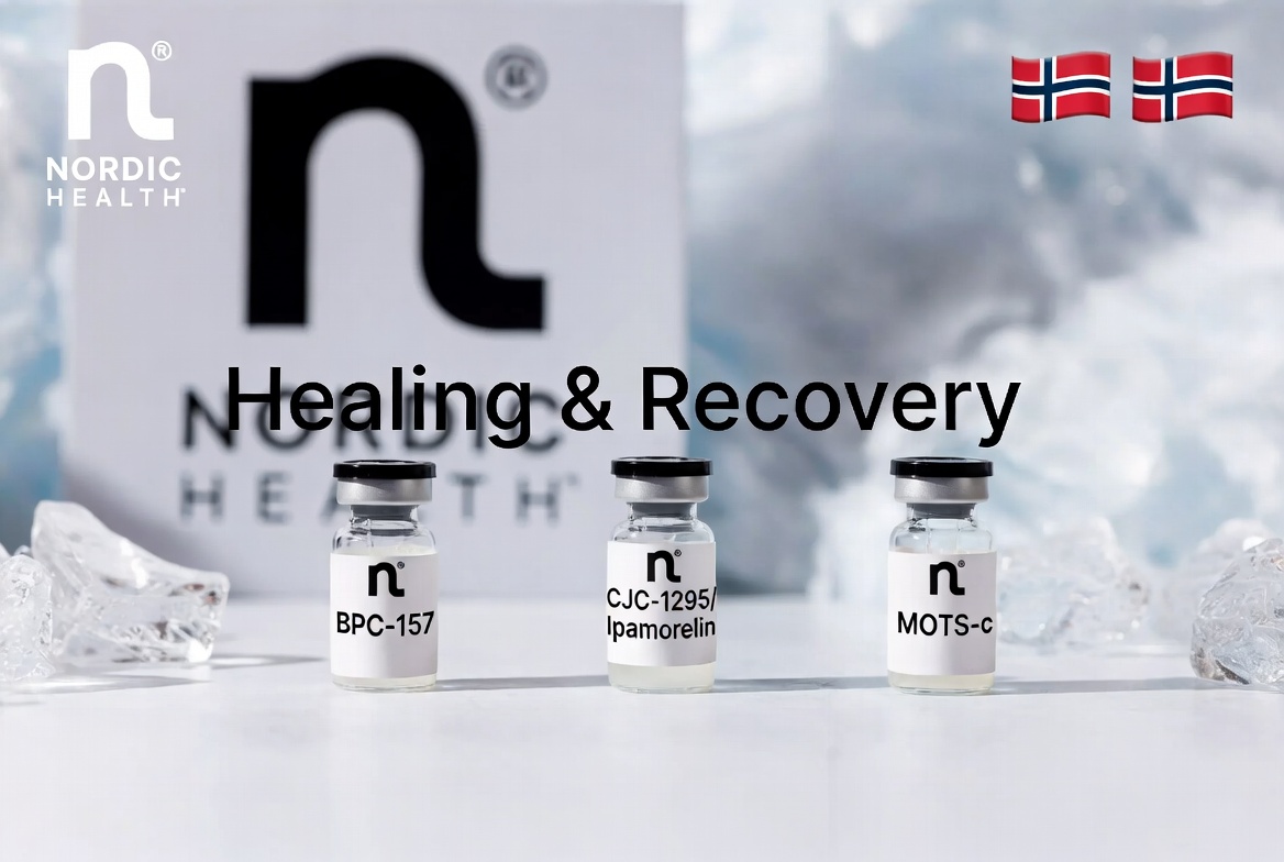 Healing og recovery – peptider for muskelrestitusjon, senehelbredelse og vevsreparasjon etter trening